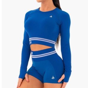 Ryderwear seamless crop top and pants.